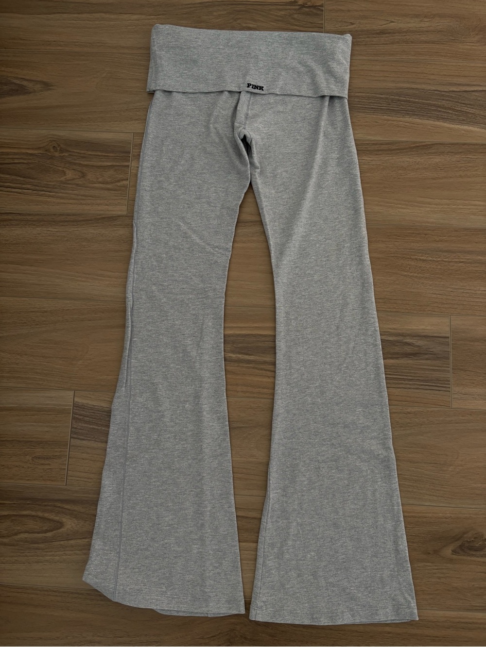 PINK Victoria's Secret Heather Gray Yoga Pants - Picture 2 of 3